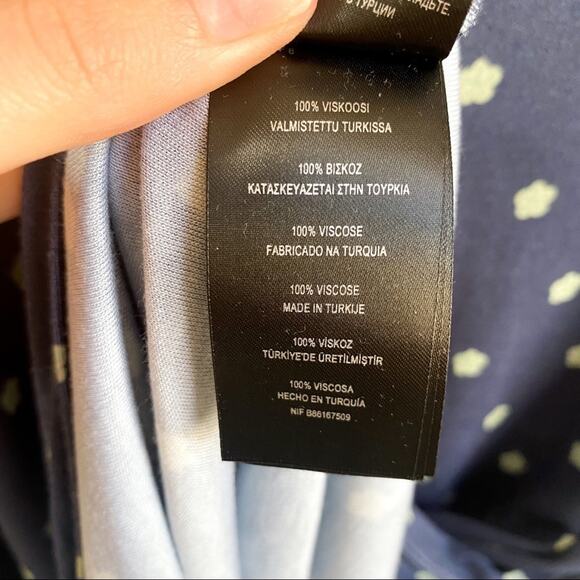 NWT Ted Baker Ditsy Spot Long‎ Sleeve Dress - Picture 6 of 6